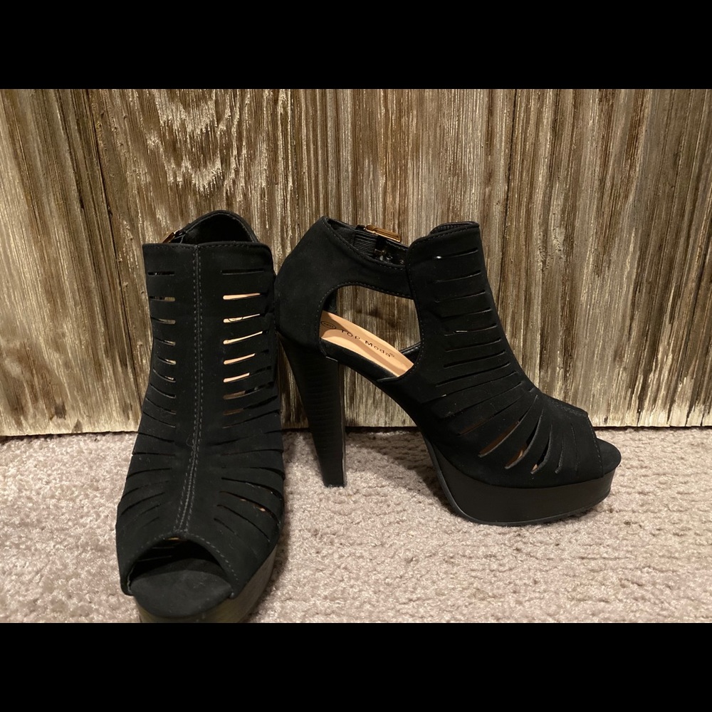 Black heels